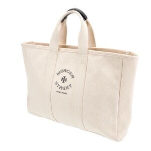 NWOT Tory Burch Large Mercer Street Canvas Tote Bag.